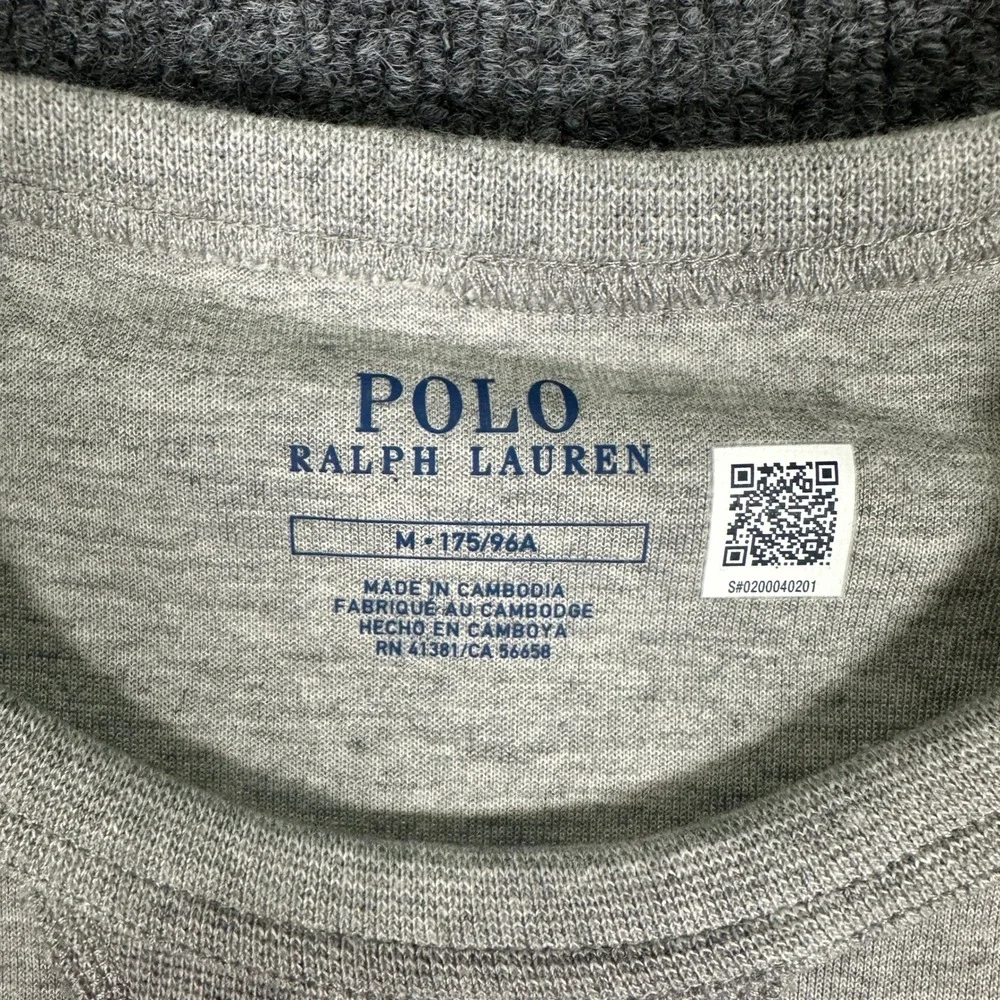 NWT Polo Ralph Lauren Polo Bear Sweatshirt Grey Off-Road Vehicle Mens Size M